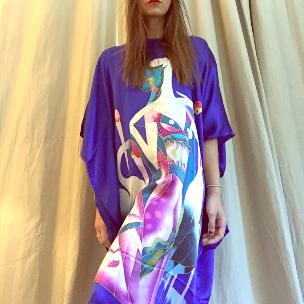 100% silk kimono